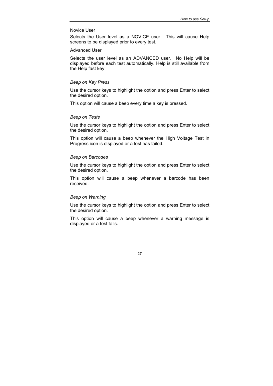 Seaward SafeCheck 8 User Manual | Page 28 / 49