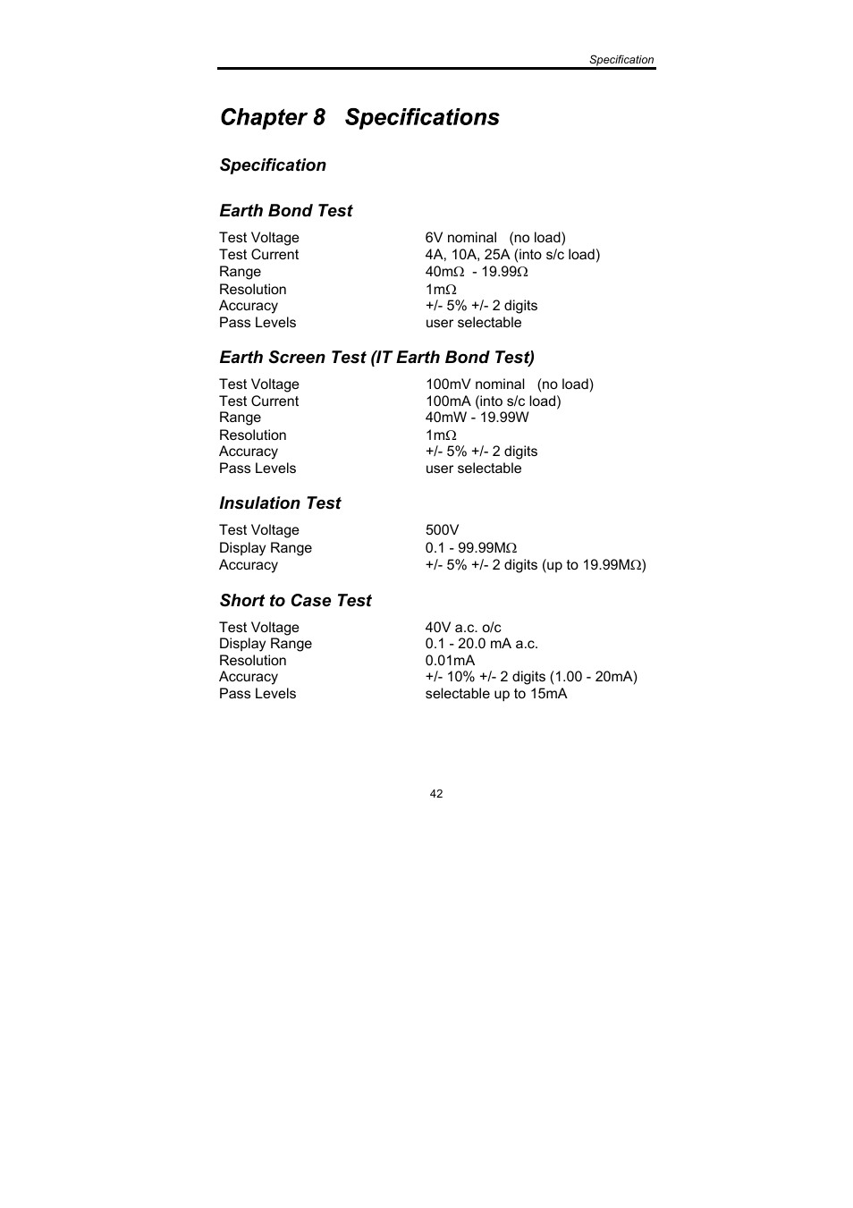 Seaward SafeCheck 8 User Manual | Page 43 / 49