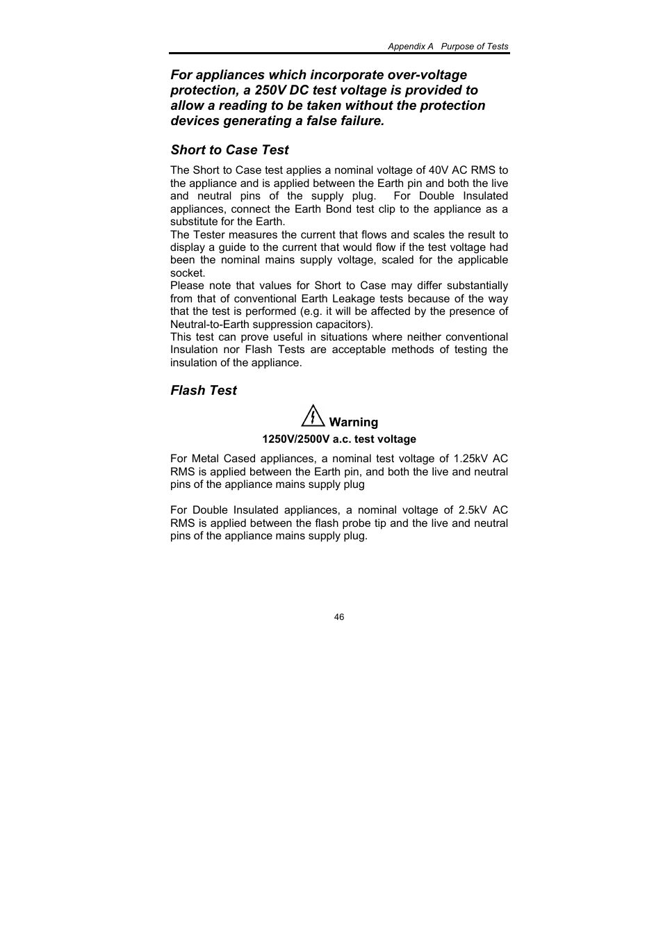 Seaward SafeCheck 8 User Manual | Page 47 / 49