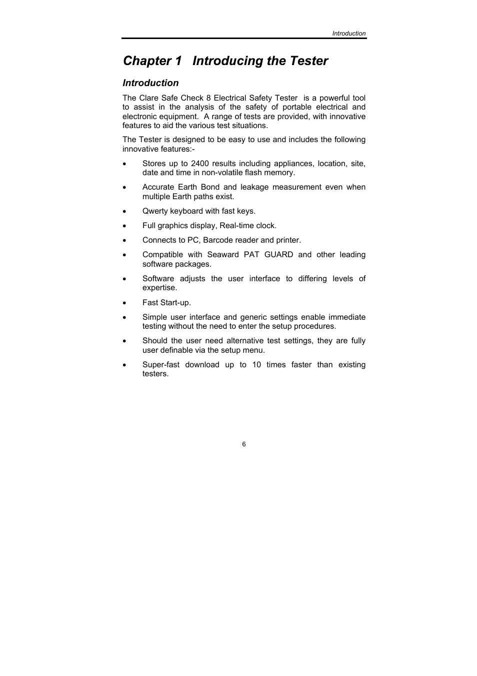Seaward SafeCheck 8 User Manual | Page 7 / 49