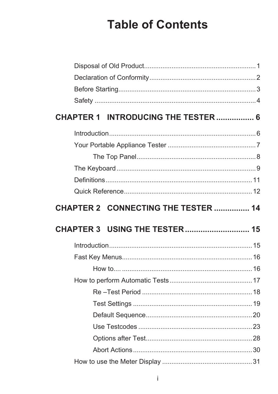 Seaward Supernova Elite User Manual | Page 5 / 118