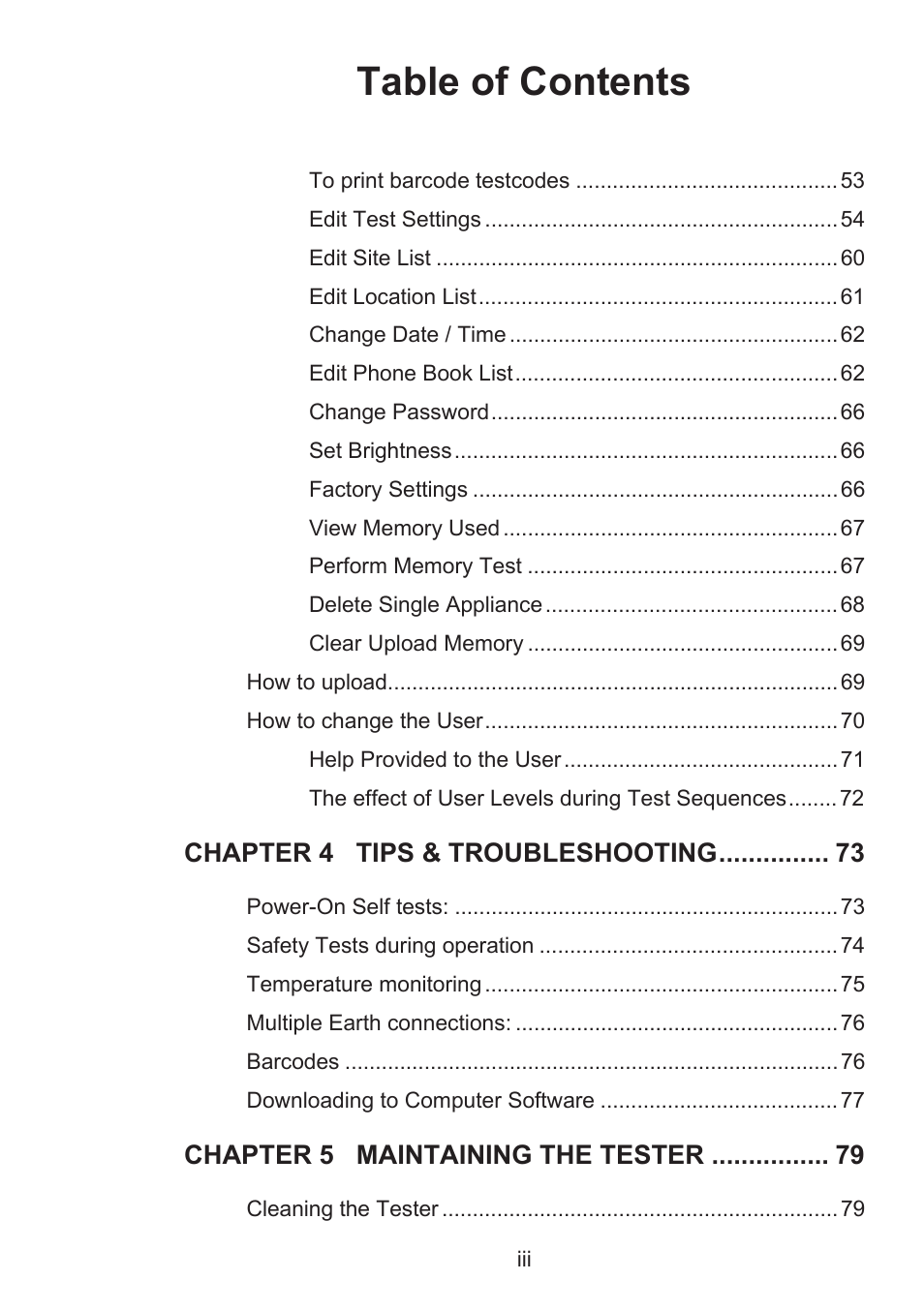 Seaward Supernova Elite User Manual | Page 7 / 118