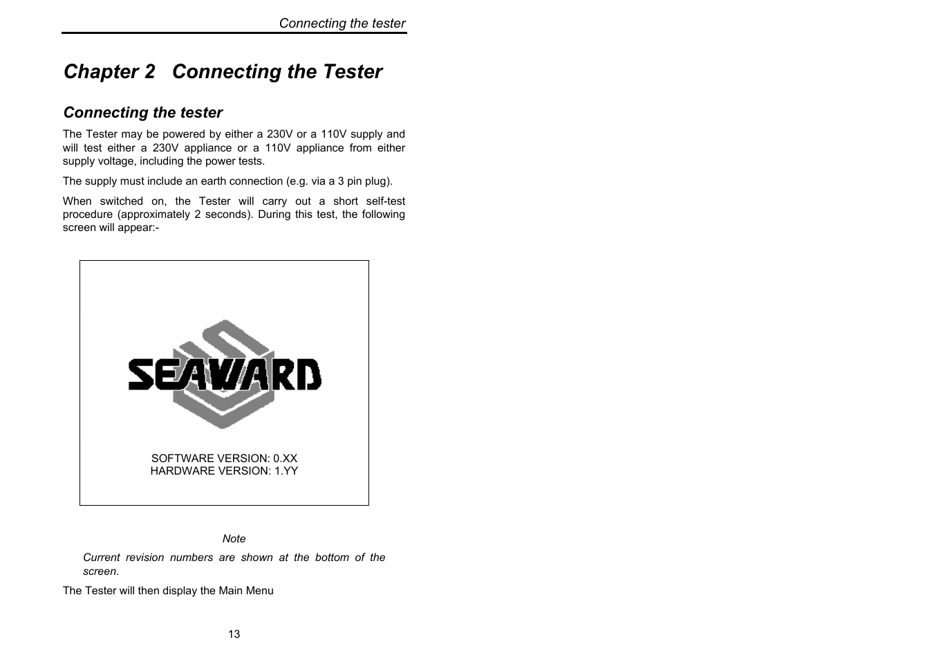 Chapter 2 connecting the tester | Seaward Supernova User Manual | Page 23 / 104