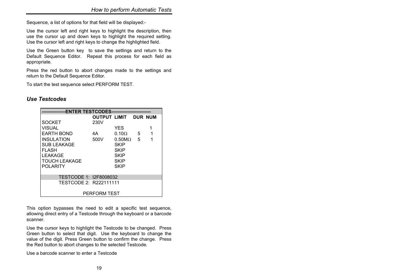 Seaward Supernova User Manual | Page 29 / 104