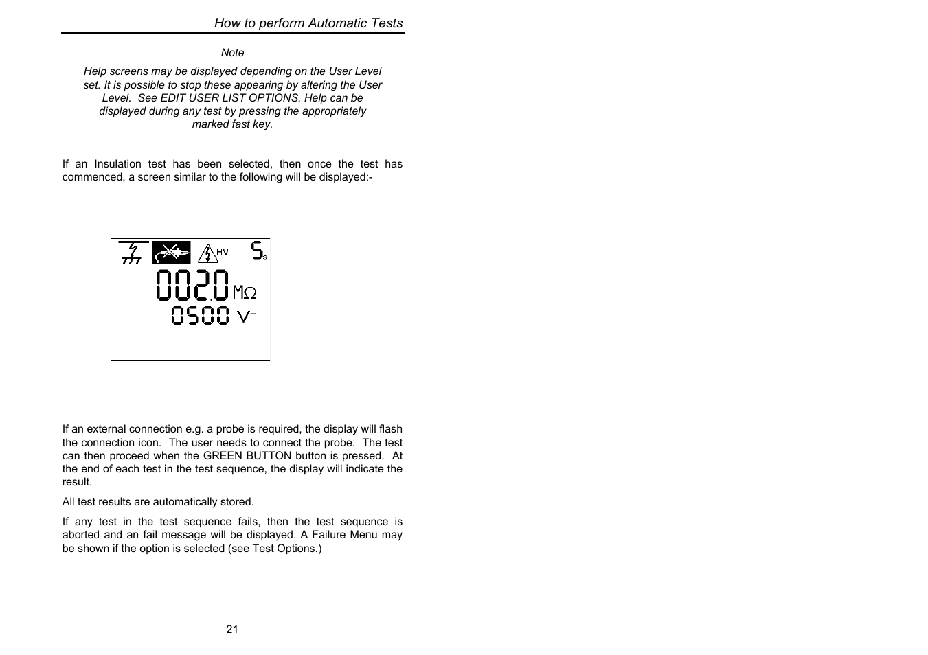 Seaward Supernova User Manual | Page 31 / 104
