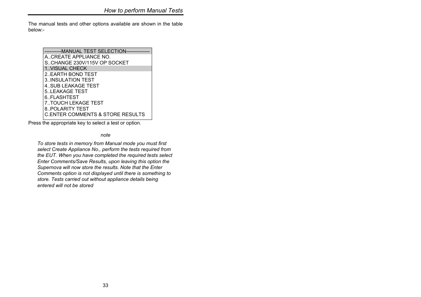 Seaward Supernova User Manual | Page 43 / 104