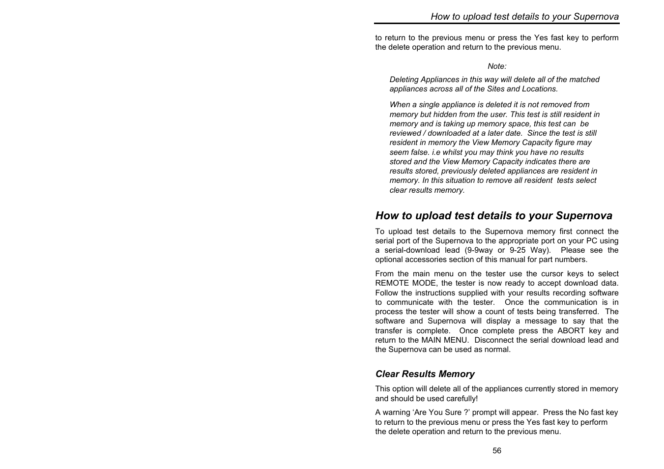 Seaward Supernova User Manual | Page 66 / 104