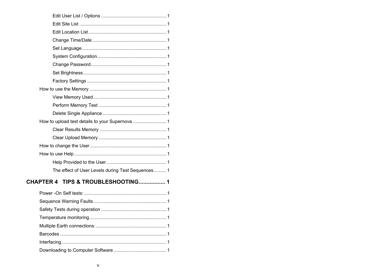 Seaward Supernova User Manual | Page 7 / 104