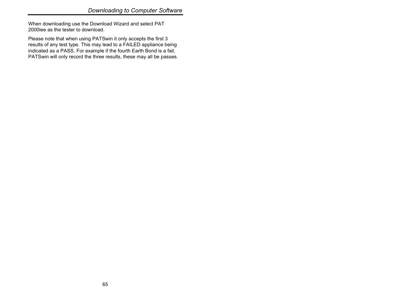 Seaward Supernova User Manual | Page 75 / 104
