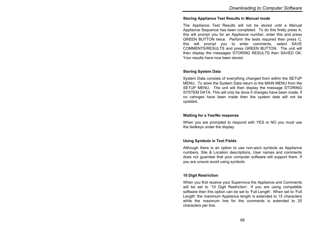 Seaward Supernova User Manual | Page 78 / 104