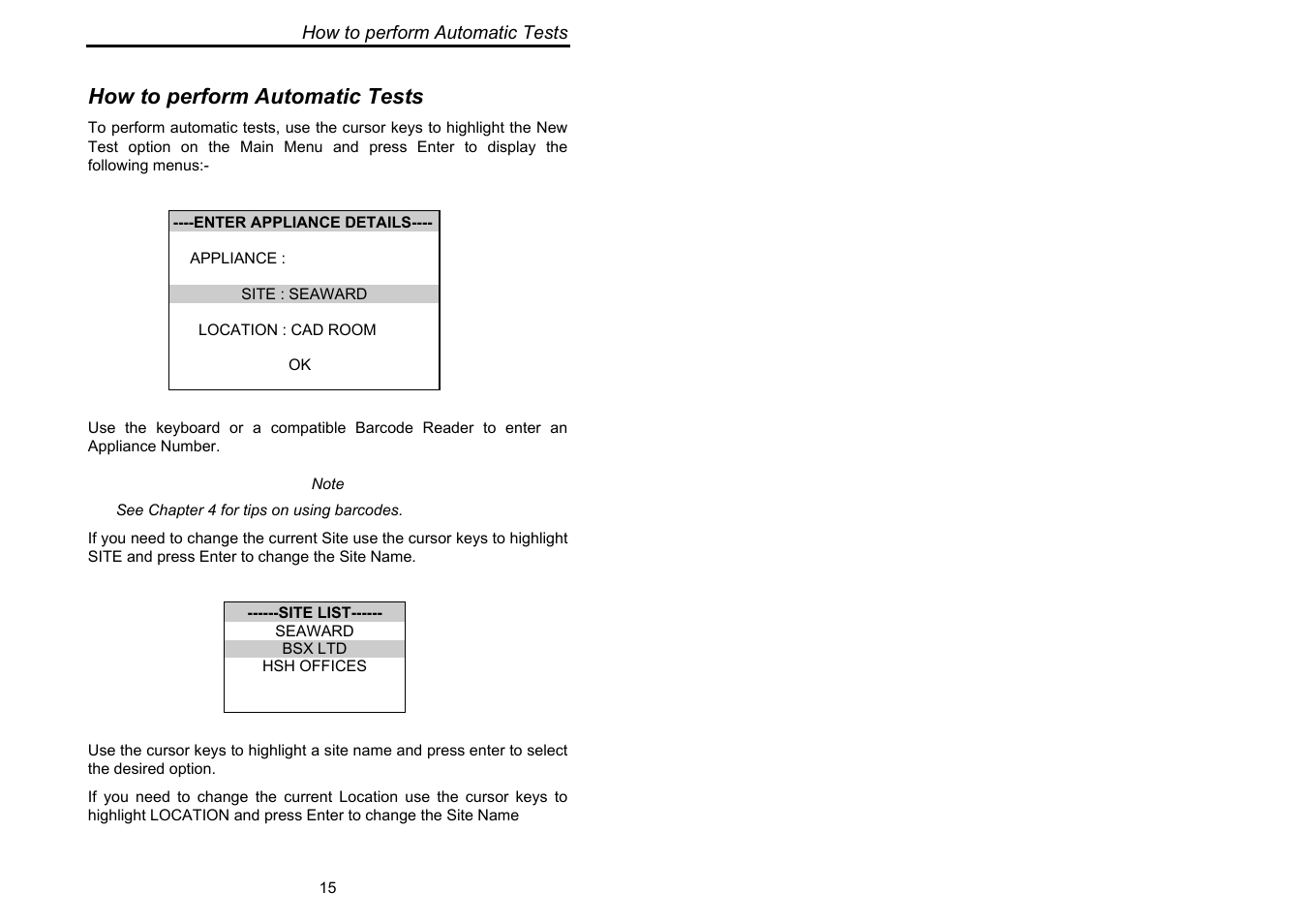How to perform automatic tests | Seaward Supernova XE User Manual | Page 25 / 104