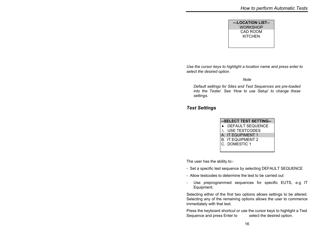 Seaward Supernova XE User Manual | Page 26 / 104