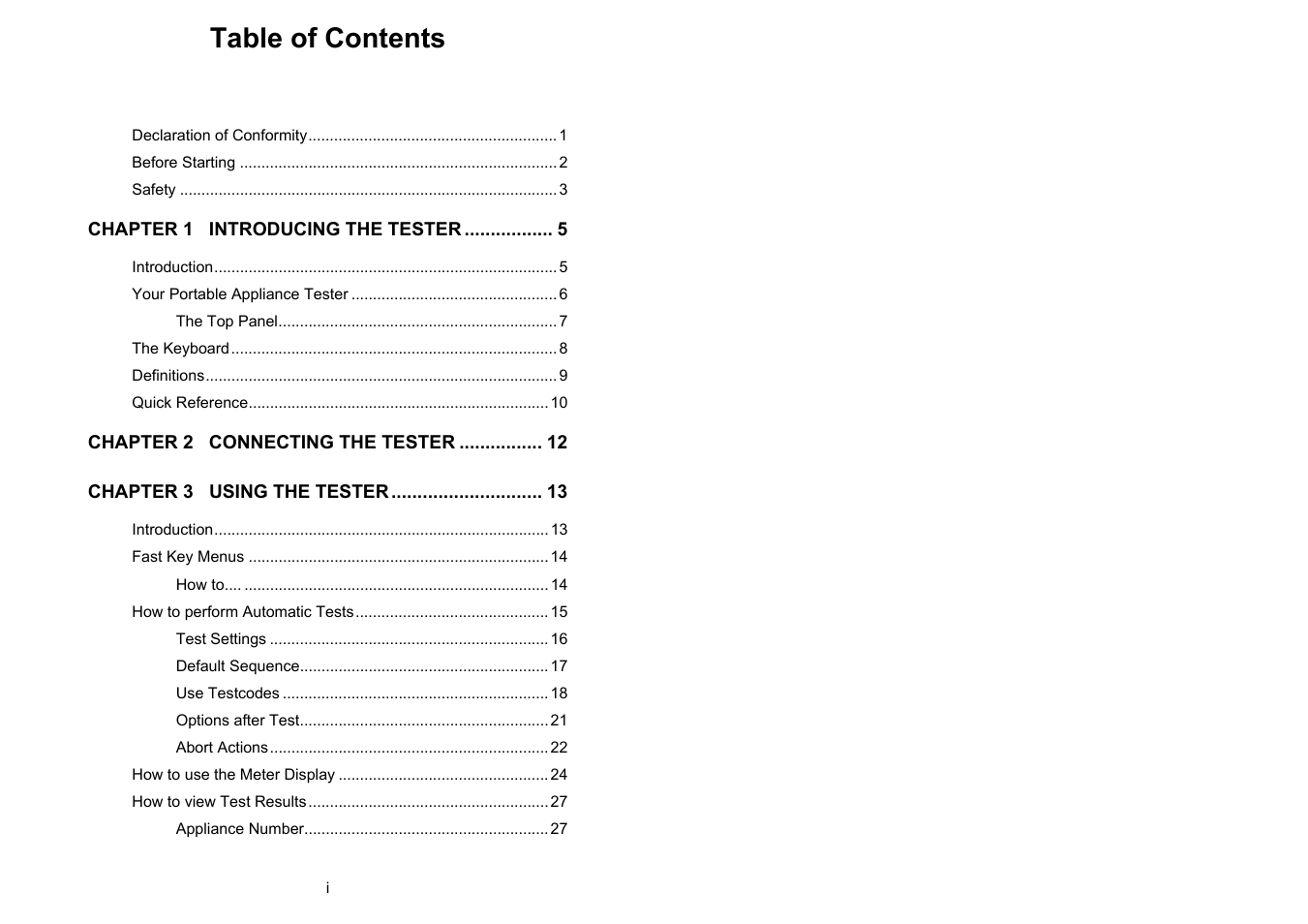 Seaward Supernova XE User Manual | Page 5 / 104