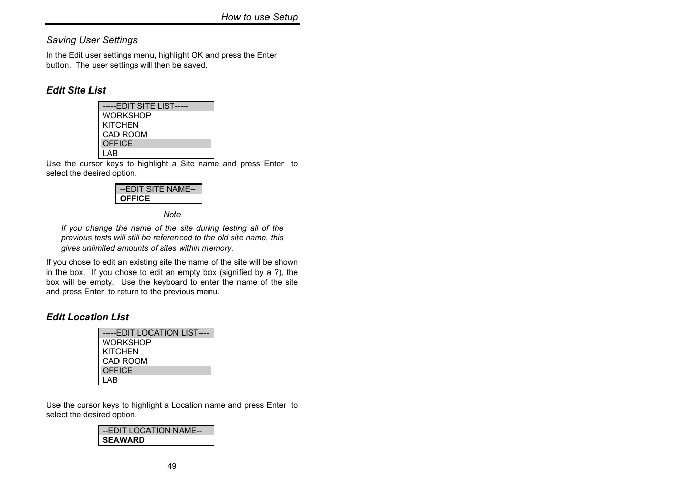 Seaward Supernova XE User Manual | Page 59 / 104