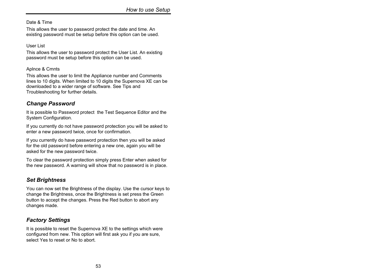 Seaward Supernova XE User Manual | Page 63 / 104