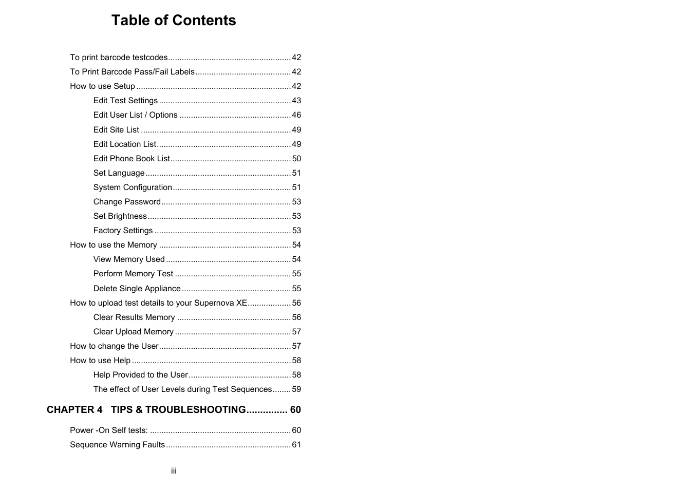Seaward Supernova XE User Manual | Page 7 / 104