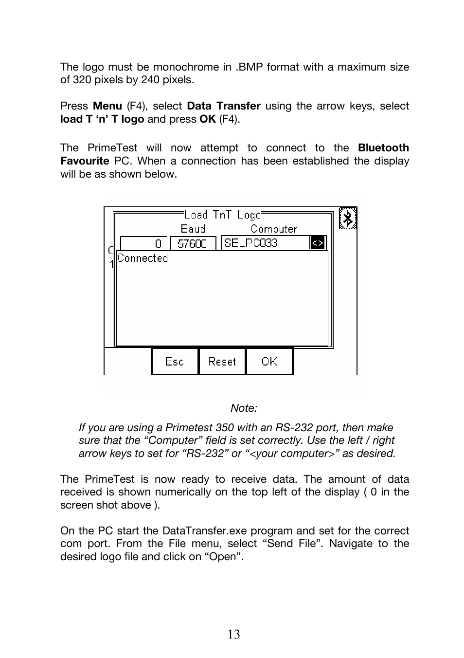 Seaward Test n Tag Printer User Manual | Page 14 / 32