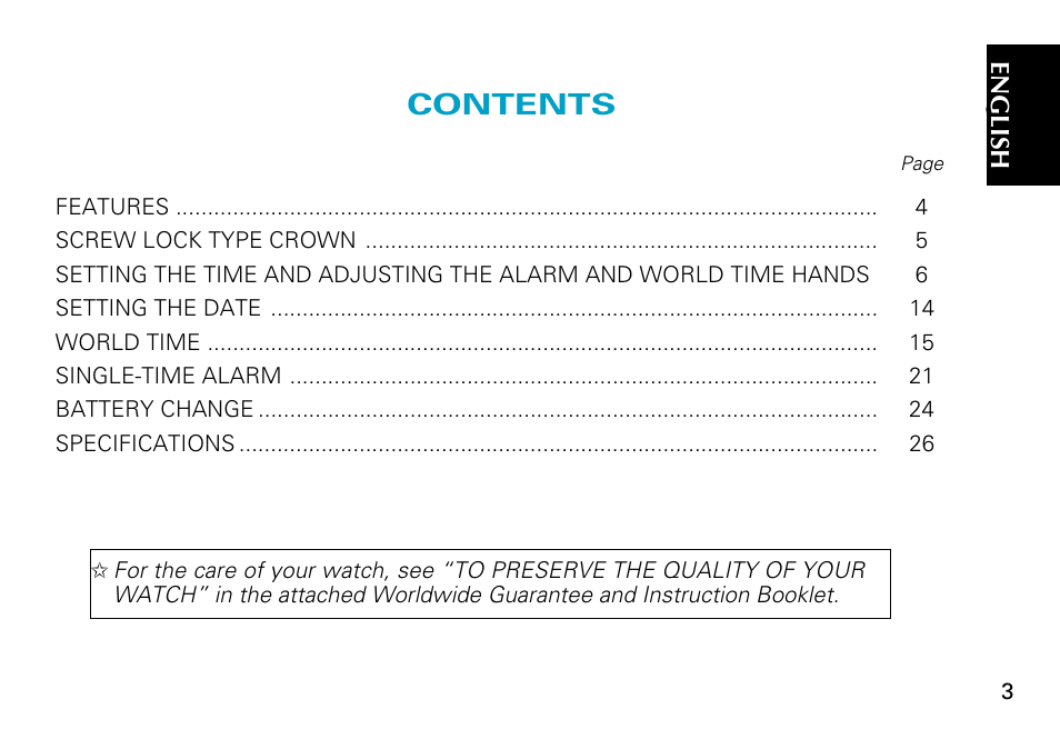 Seiko 5T82 User Manual | Page 3 / 26