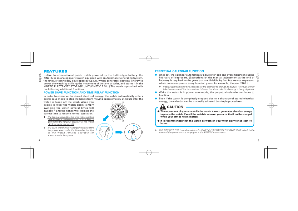 Seiko 7D46 User Manual | Page 5 / 21
