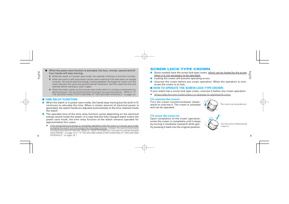 Seiko 7D46 User Manual | Page 8 / 21