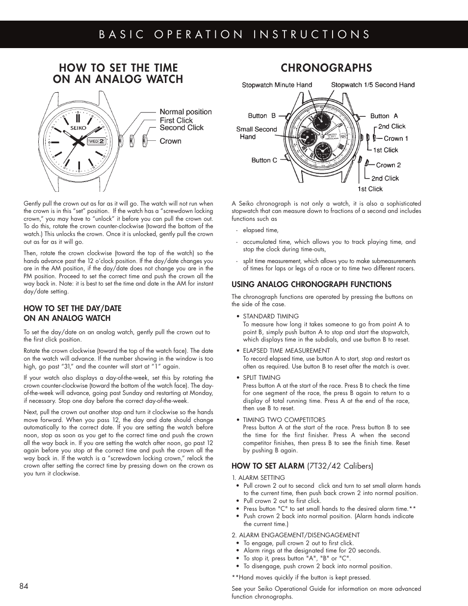 Seiko BASIC User Manual | 4 pages