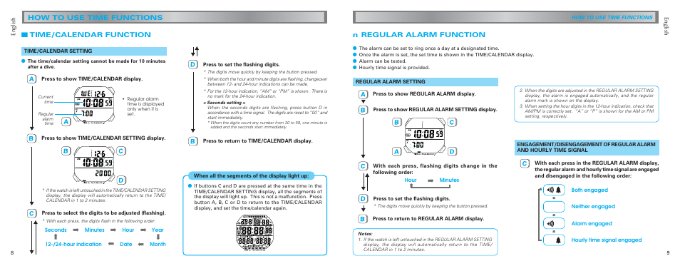 Seiko DH33 User Manual | Page 5 / 15