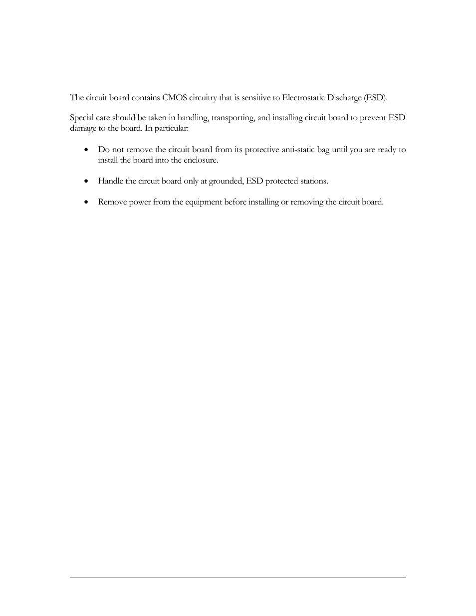 Special handling instructions | Sensoray 2246 User Manual | Page 6 / 42