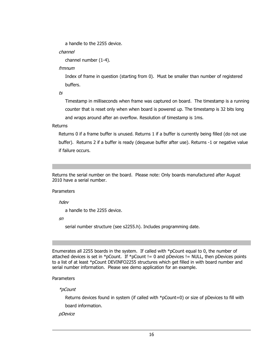 Sensoray 2255 User Manual | Page 16 / 33