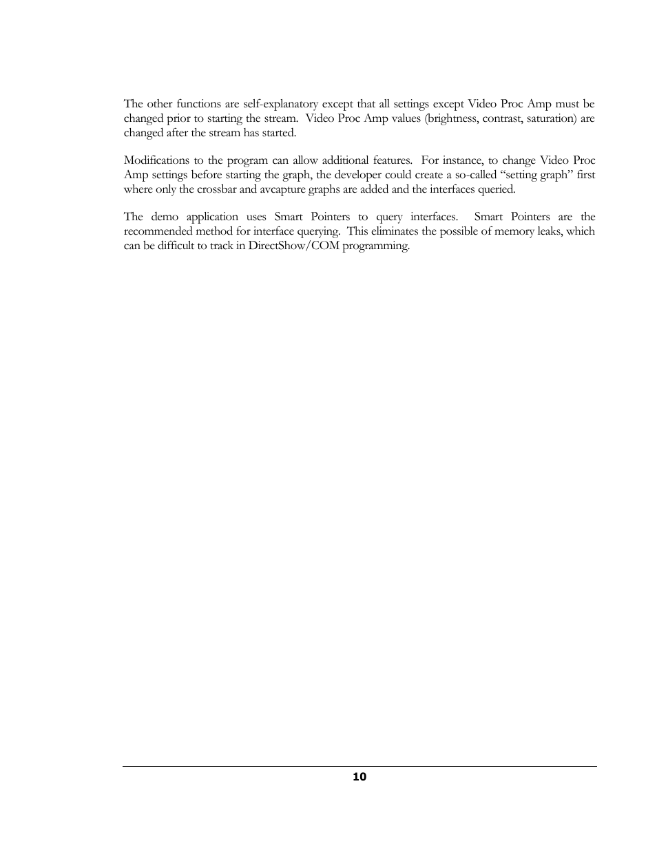 Sensoray 616 AVStream DirectShow User Manual | Page 10 / 10