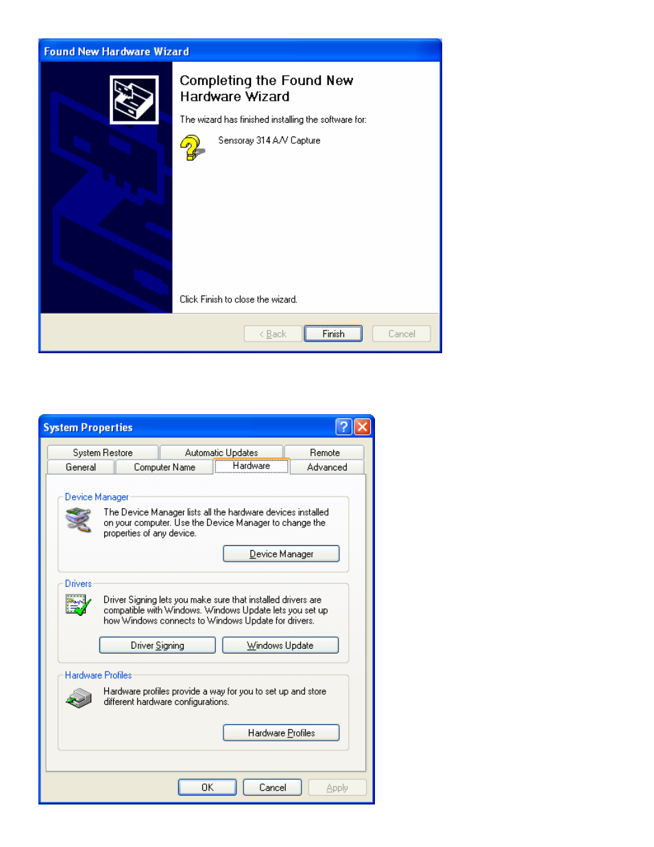 Sensoray 314 Quick Start User Manual | Page 8 / 14