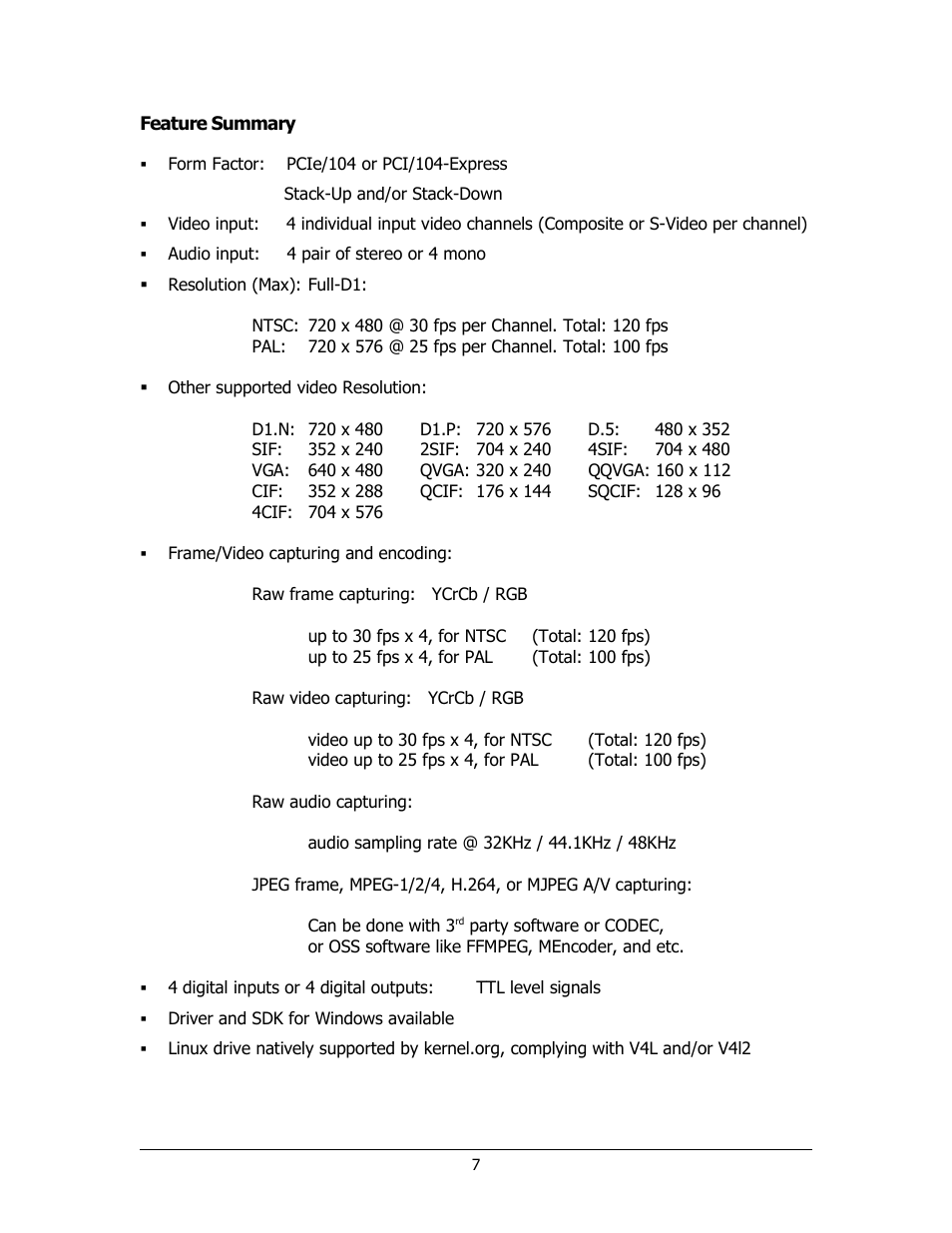 Sensoray 911 User Manual | Page 7 / 17