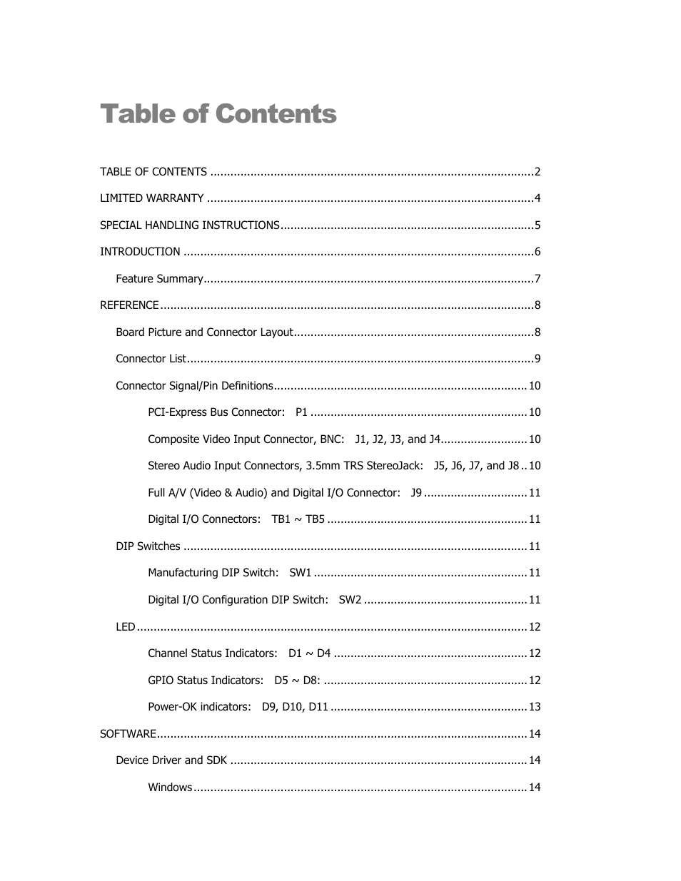 Sensoray 811 User Manual | Page 2 / 15