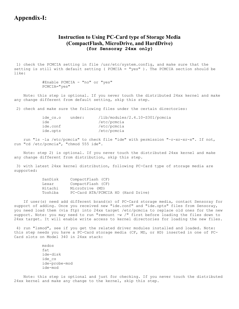 Appendix-i | Sensoray 2411 User Manual | Page 8 / 11