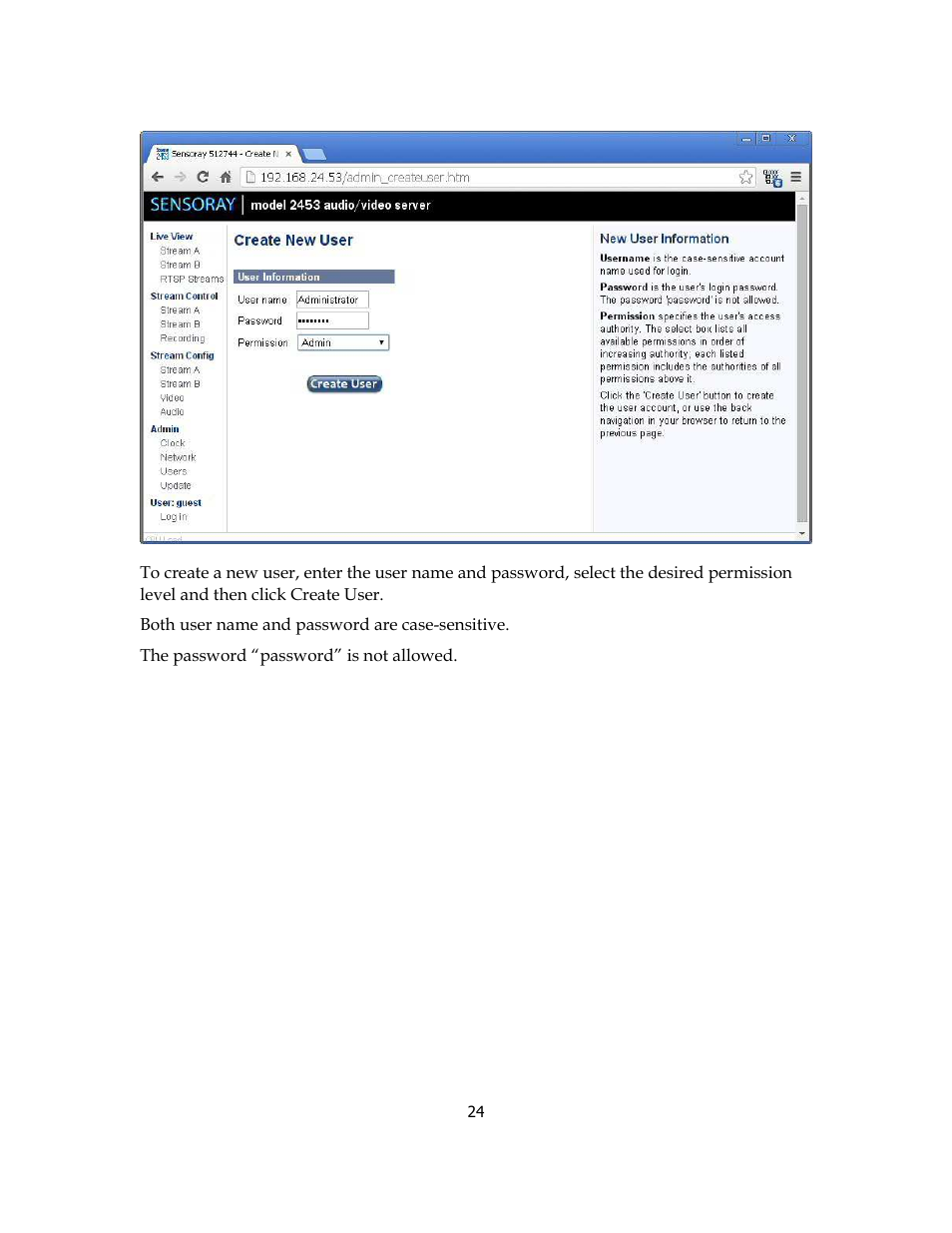 Sensoray 2453 User Manual | Page 24 / 27