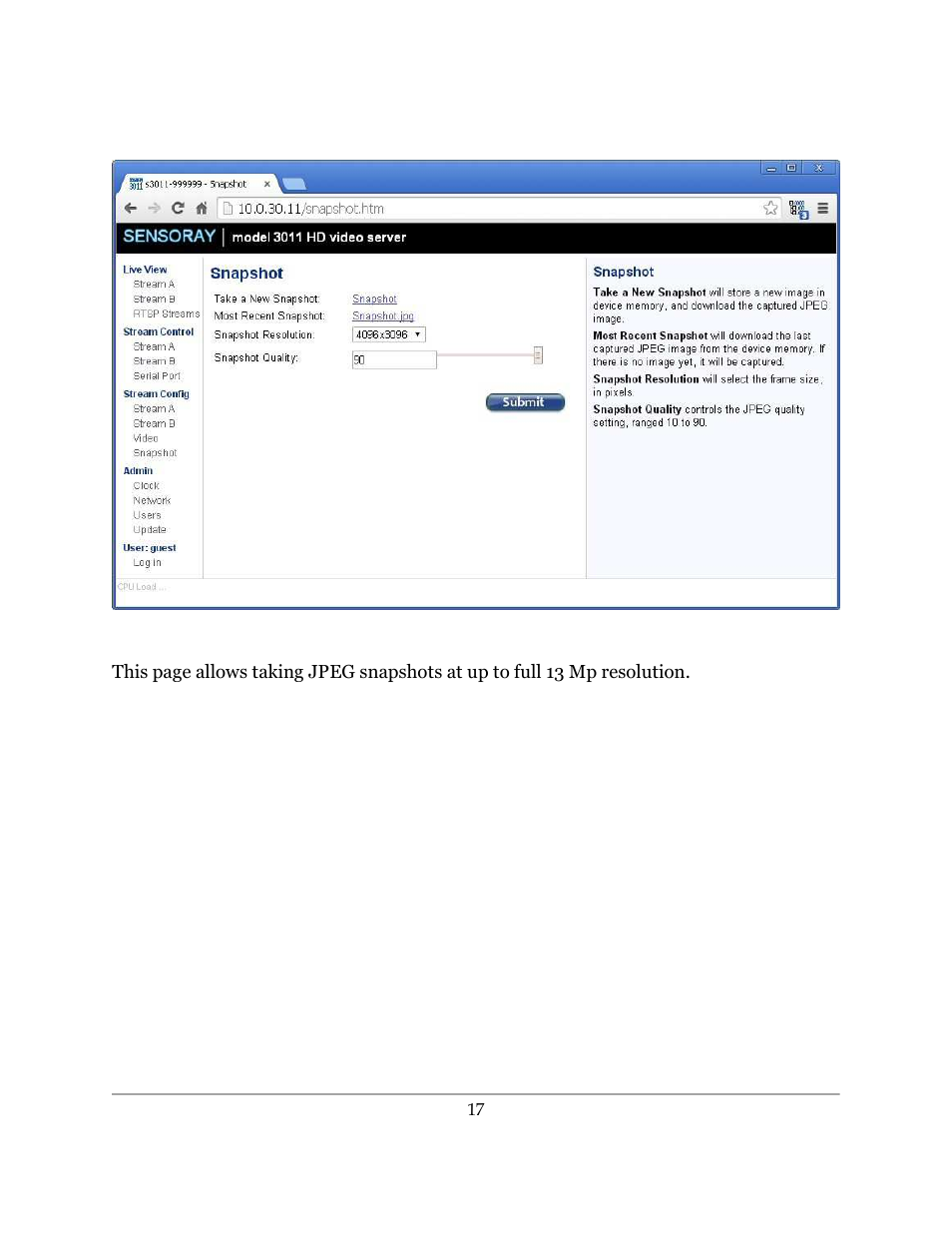 Sensoray 3011S User Manual | Page 17 / 29