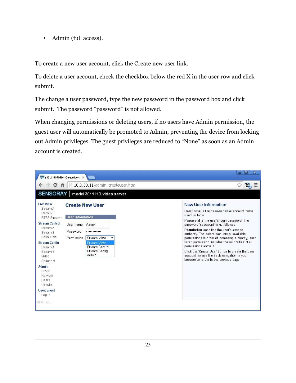 Sensoray 3011S User Manual | Page 23 / 29