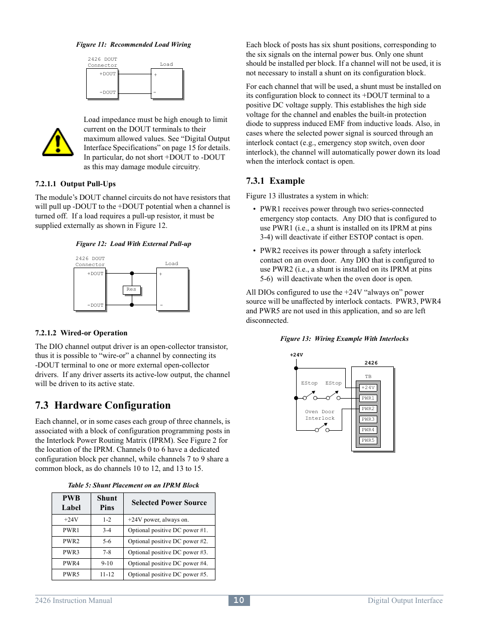3 hardware configuration, 1 example | Sensoray 2426 User Manual | Page 12 / 17