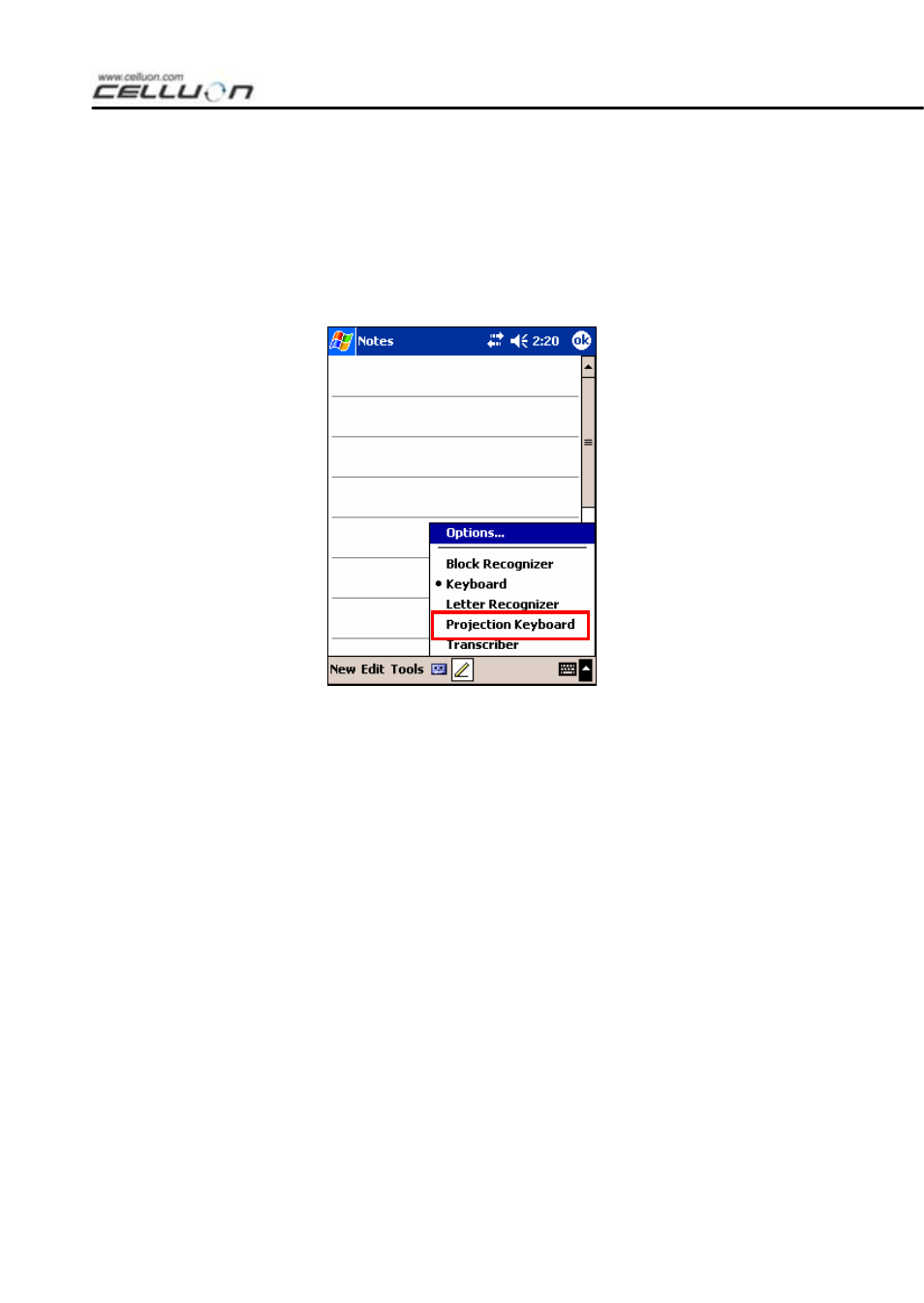 Celluon LASERKEY CL800BT User Manual | Page 19 / 66