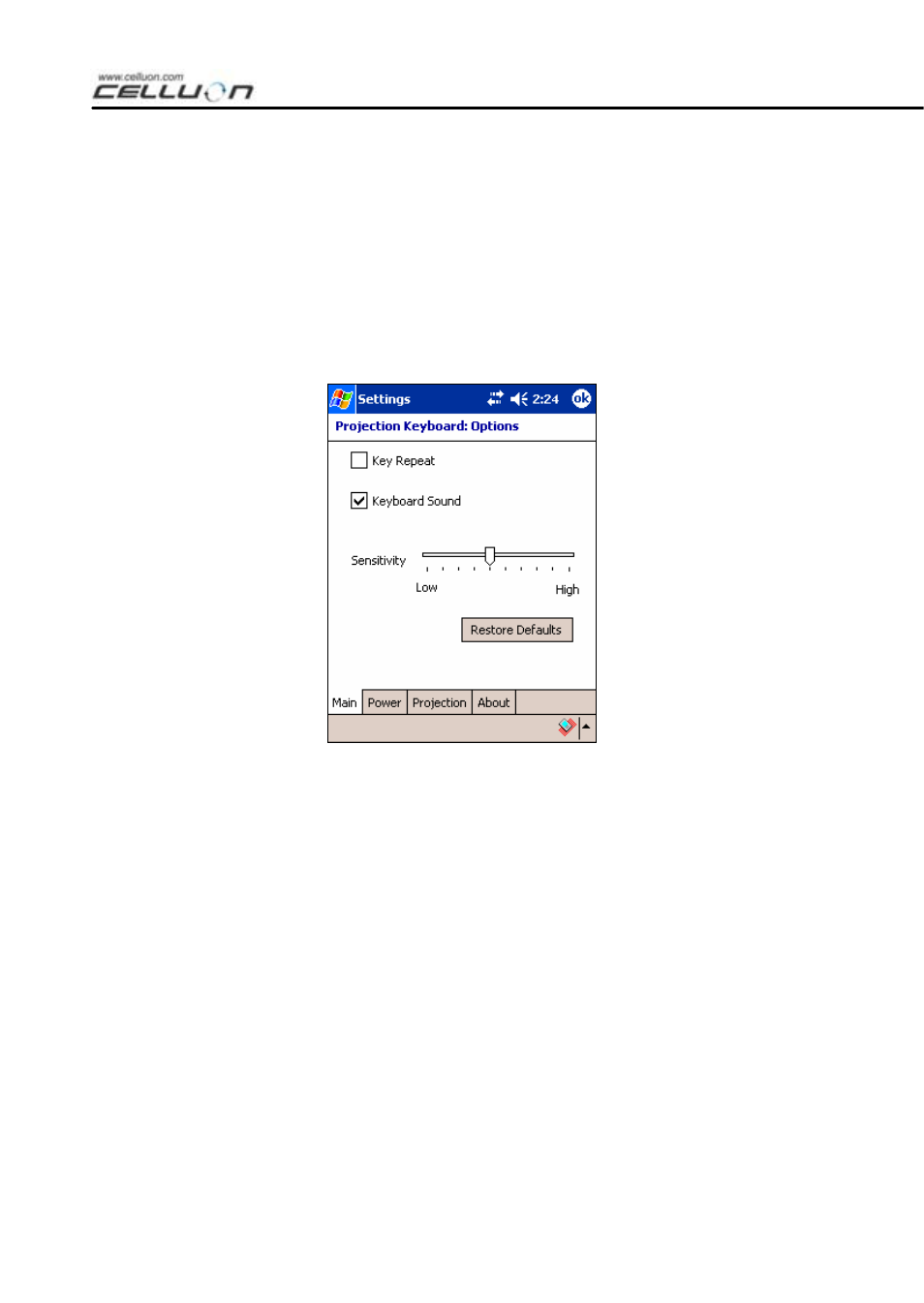 Celluon LASERKEY CL800BT User Manual | Page 24 / 66