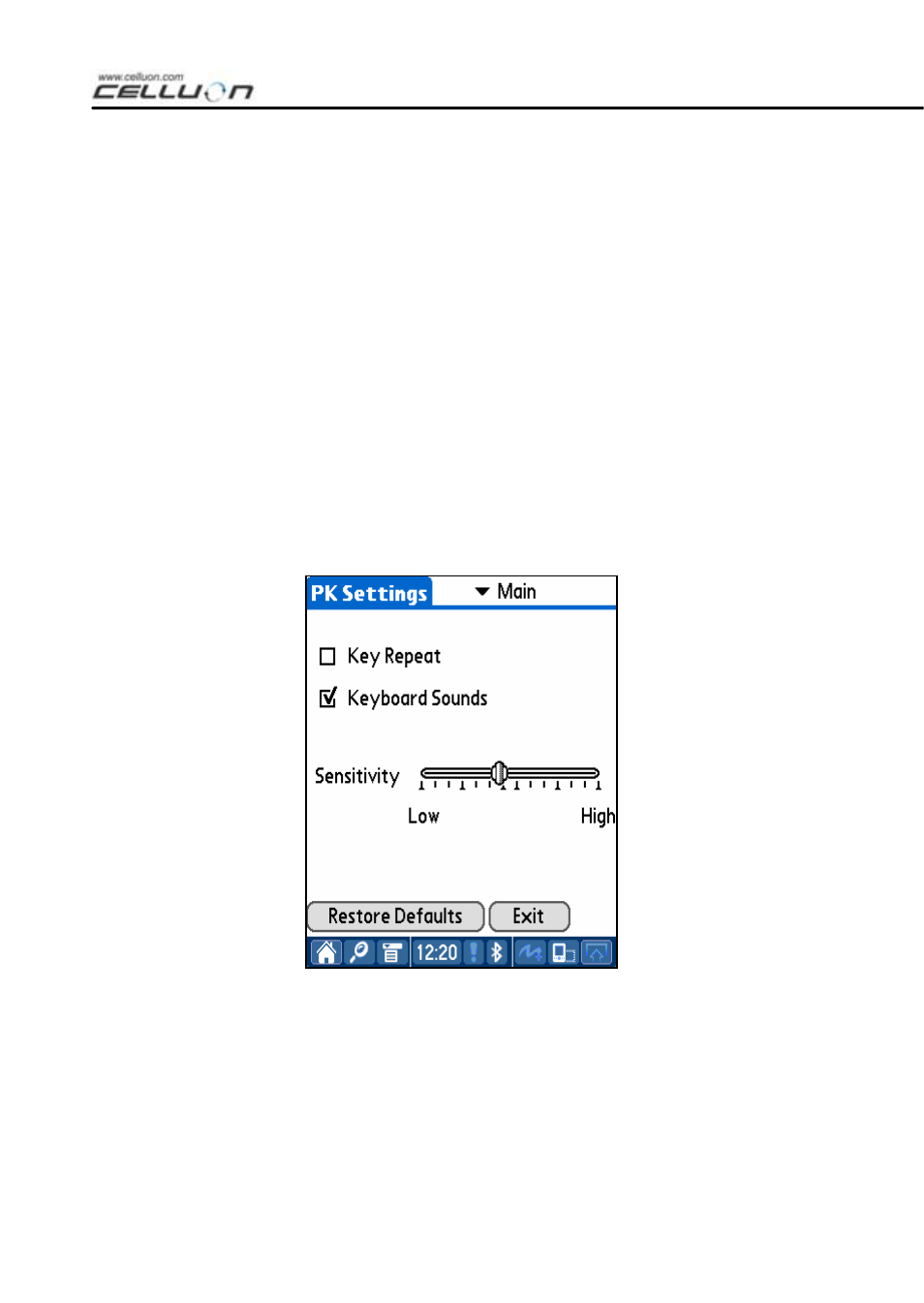 Celluon LASERKEY CL800BT User Manual | Page 44 / 66
