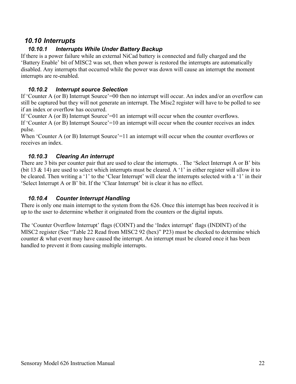 Sensoray 626 User Manual | Page 24 / 32