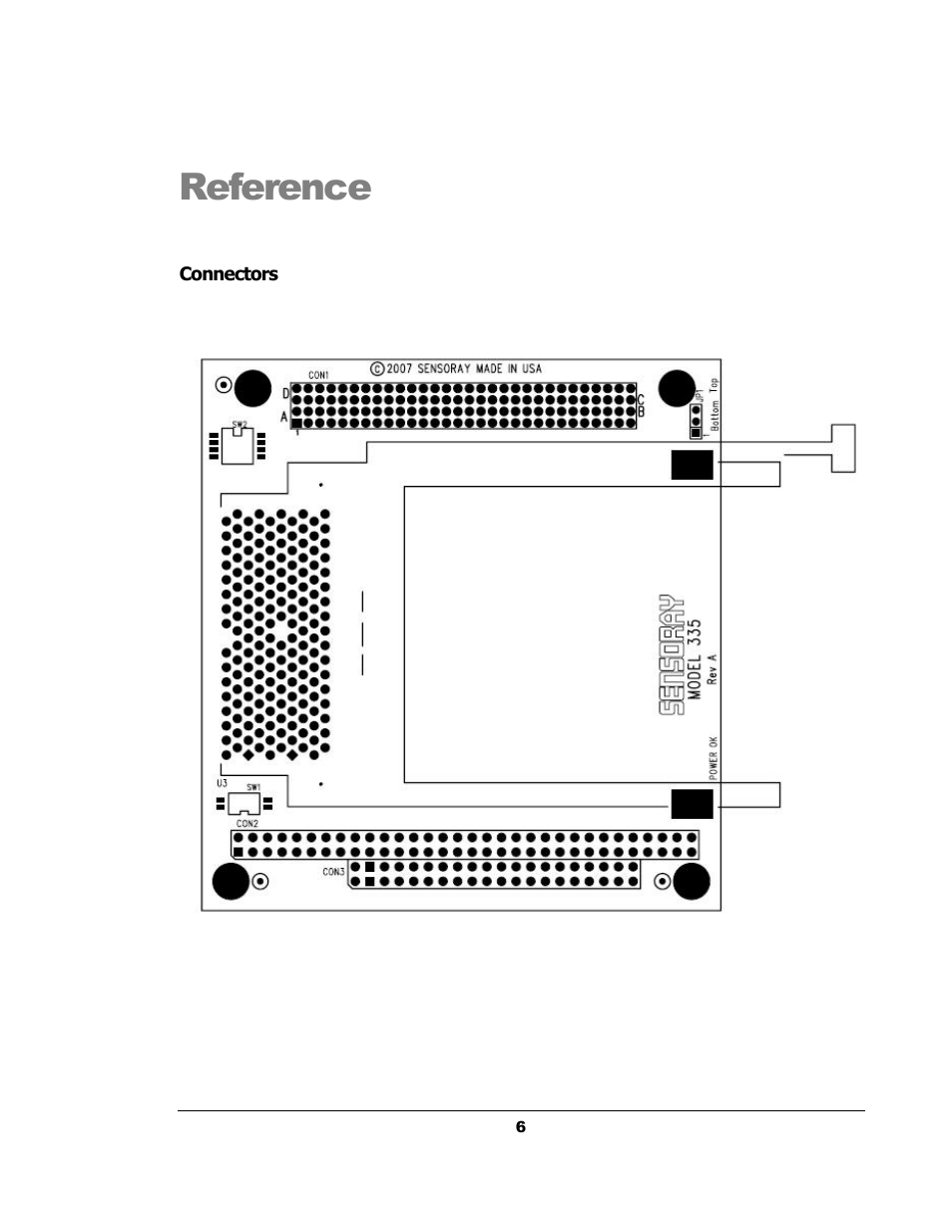 Reference | Sensoray 335 User Manual | Page 6 / 12