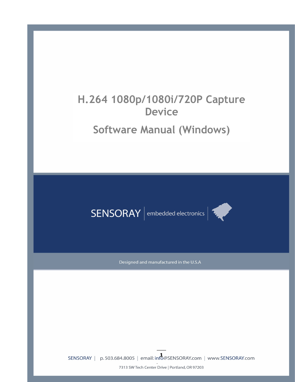 Sensoray 2224 Windows User Manual | 94 pages