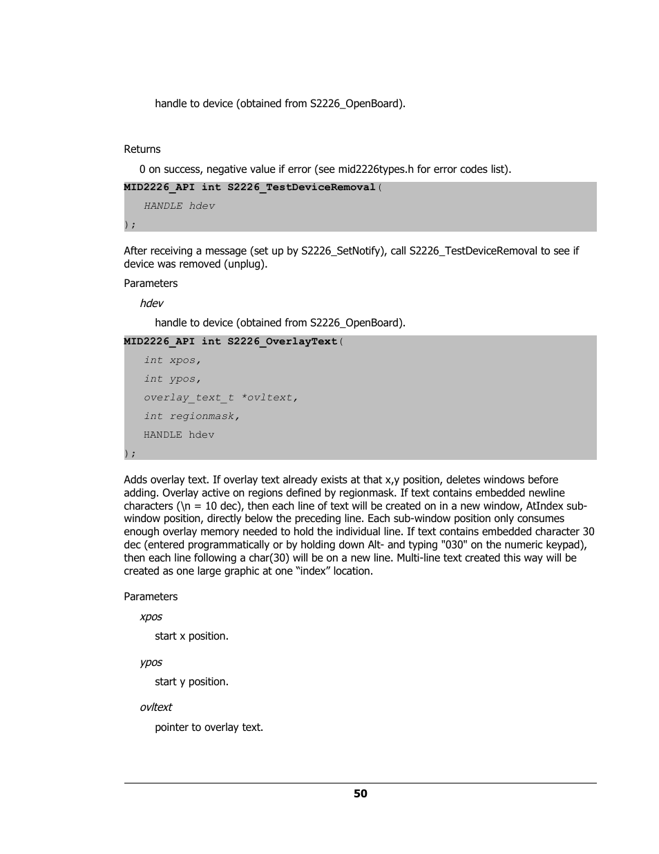 Sensoray 2224 Windows User Manual | Page 50 / 94