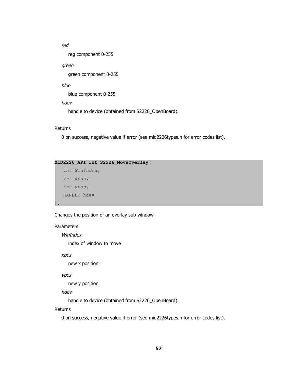 Sensoray 2224 Windows User Manual | Page 57 / 94