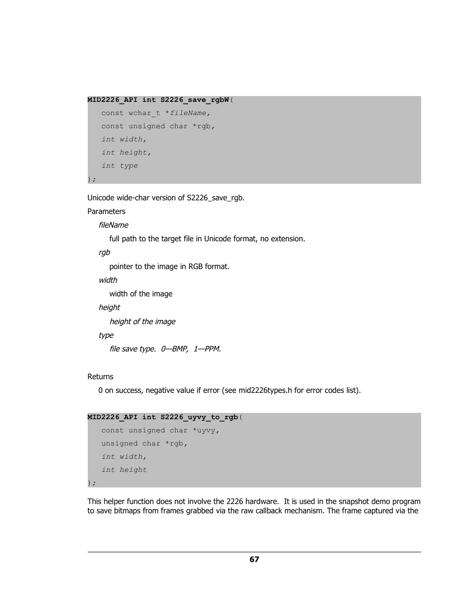 Sensoray 2224 Windows User Manual | Page 67 / 94