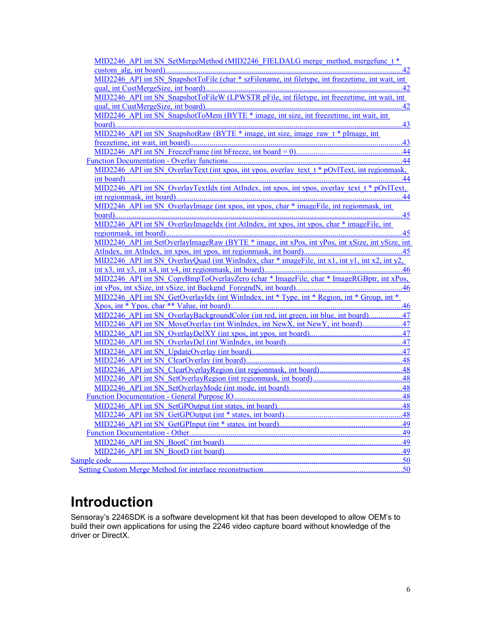 Introduction | Sensoray 2246 User Manual | Page 6 / 50