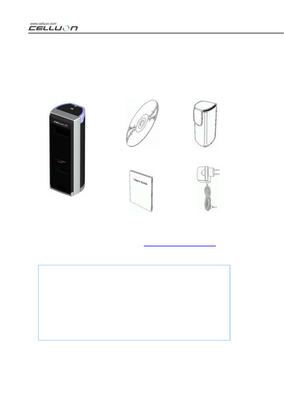 Components | Celluon BLUETOOTH CL800BT User Manual | Page 10 / 66
