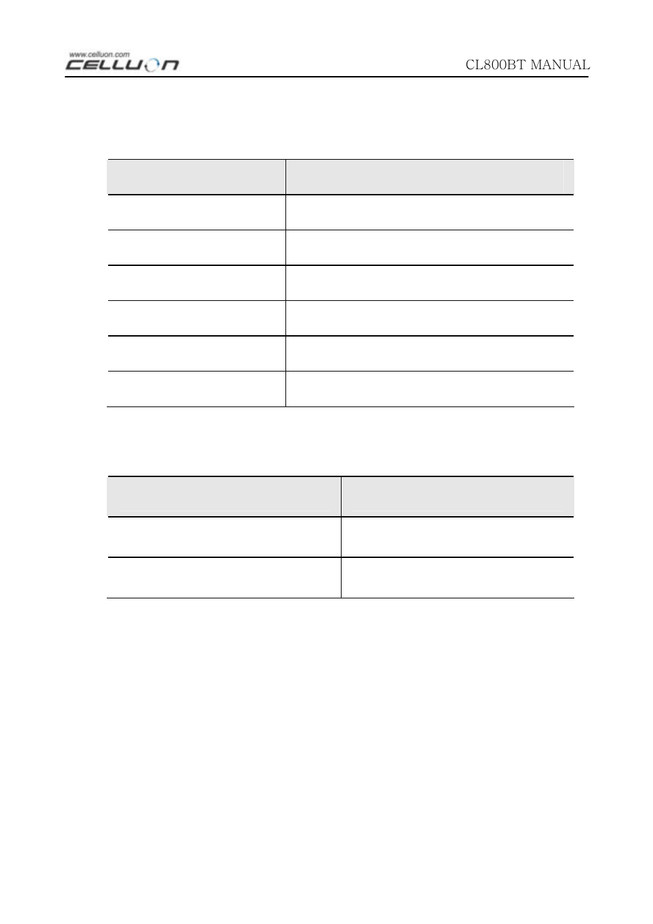 Celluon BLUETOOTH CL800BT User Manual | Page 65 / 66