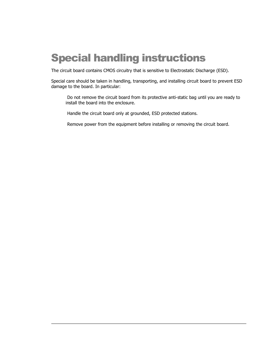 Special handling instructions | Sensoray 614 Windows User Manual | Page 4 / 35